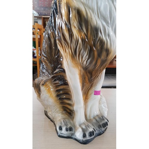 351 - Large / Life-size 'Lassi' Dog Ornament (H:86cm)