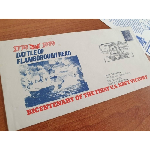 437 - 'Battle of Flamborough Head' First Day Cover 22 Sept 1979, Bicentenary of the First US Navy Victory ... 