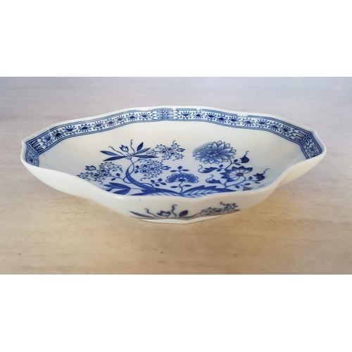 494 - White / Blue Porcelain Dishes 