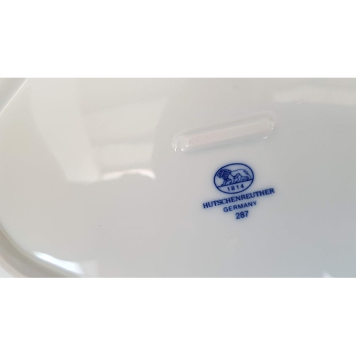 494 - White / Blue Porcelain Dishes 