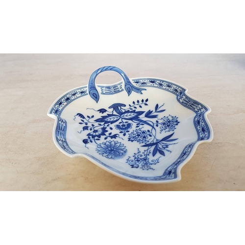 494 - White / Blue Porcelain Dishes 