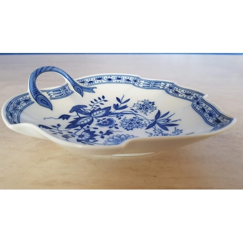 494 - White / Blue Porcelain Dishes 