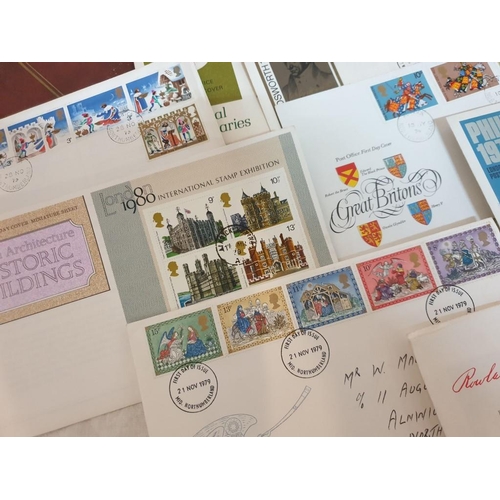 520 - Collection of Vintage English First Day Covers, Circa 1960's & 1970's