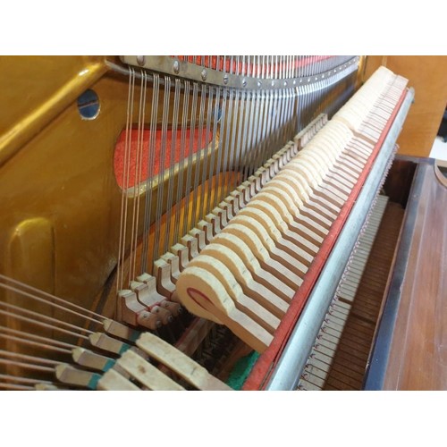 339 - Vintage C. Jurkat (Berling, Germany) Upright Piano, Iron Frame in Wooden Case (50 White Keys, 35 Bla... 