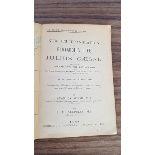 104 - Antique / Vintage North's Translation of Plutarch's Life of Julius Caesar