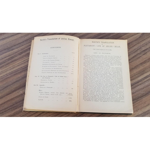 104 - Antique / Vintage North's Translation of Plutarch's Life of Julius Caesar