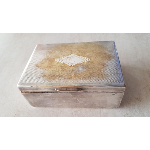 108 - 3 x Vintage Collection of 3 x White Metal Cigarette Boxes (1 x State Express Cigarettes)