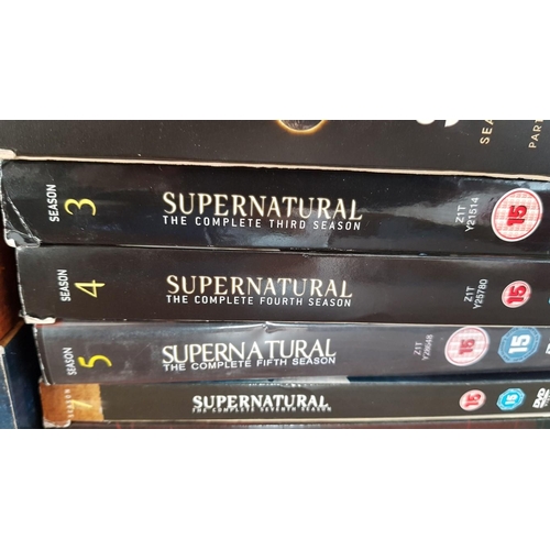 140 - Box of Classic Series DVD's inc; Lost, Luther, Merlin etc