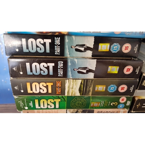 140 - Box of Classic Series DVD's inc; Lost, Luther, Merlin etc