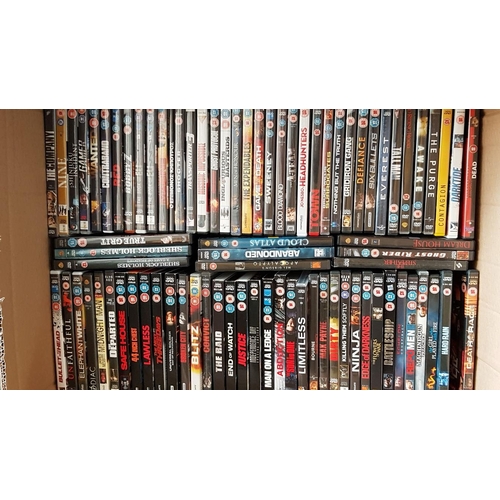 150 - Box of Action DVD's inc; The Expendables, Edge of Darkness etc