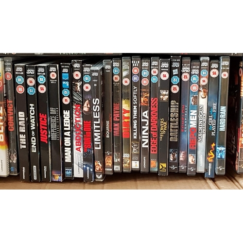 150 - Box of Action DVD's inc; The Expendables, Edge of Darkness etc