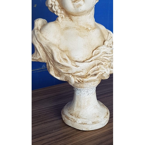 176 - Vintage Style Baby Girl Bust (H:39cm)