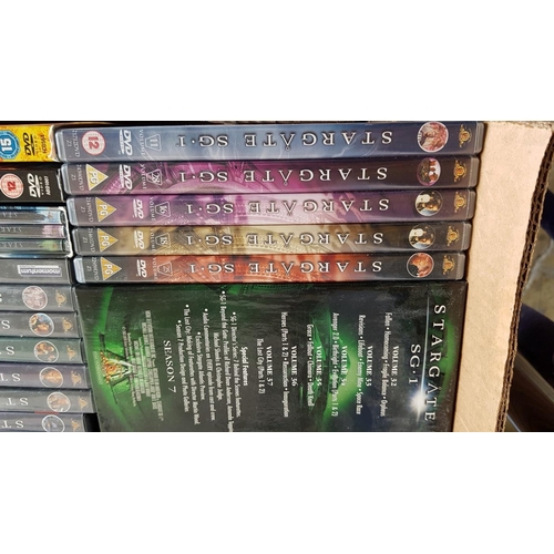 180 - Box of Science Fiction / Fantasy DVD's  inc; Stargate, Game of Thrones etc