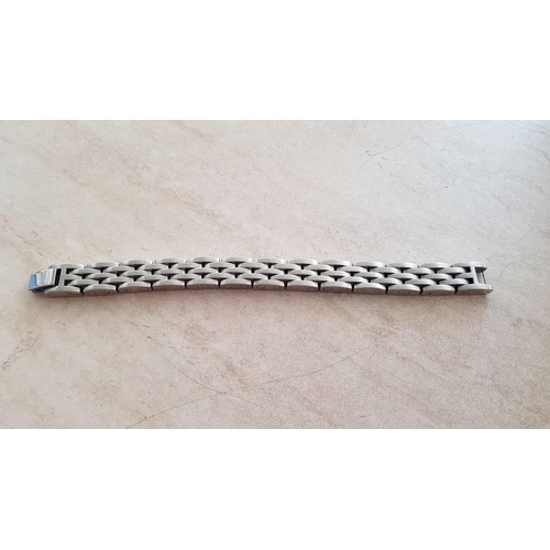 183 - Heavy Stainless Steel Bikers Chain Bracelet   (22.5cm )