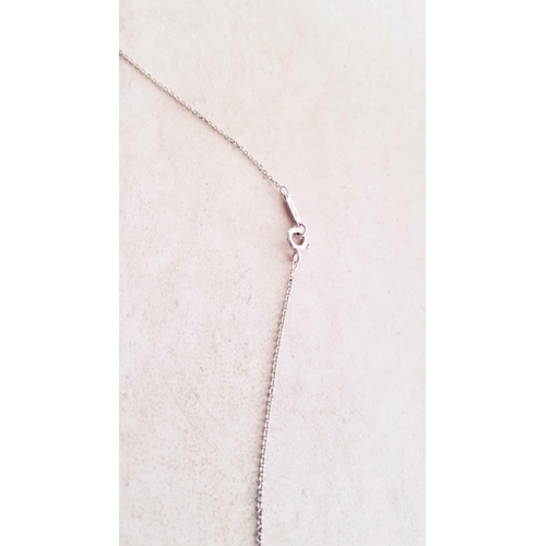 185 - Tiffany & Co Silver Atlas .925 Necklace Roman Lariat Circle