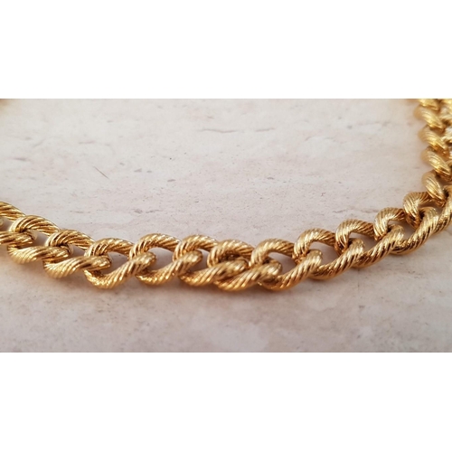 230 - Stainless Steel Gold Plates Leg Bracelet (26cm)