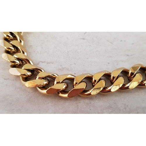 230 - Stainless Steel Gold Plates Leg Bracelet (26cm)