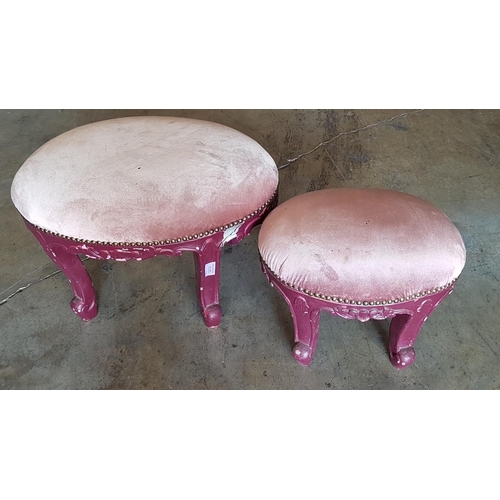 238 - Pair of Vintage Stools (For Restoration)