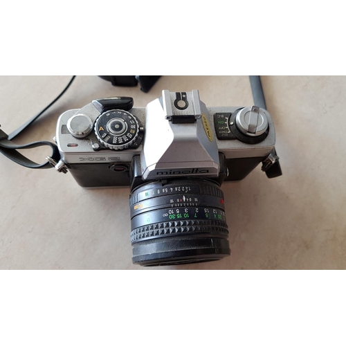 316 - Monilta XG2 35mm Film Camera Together with 'OneStep' Polaroid Land Camera (2)