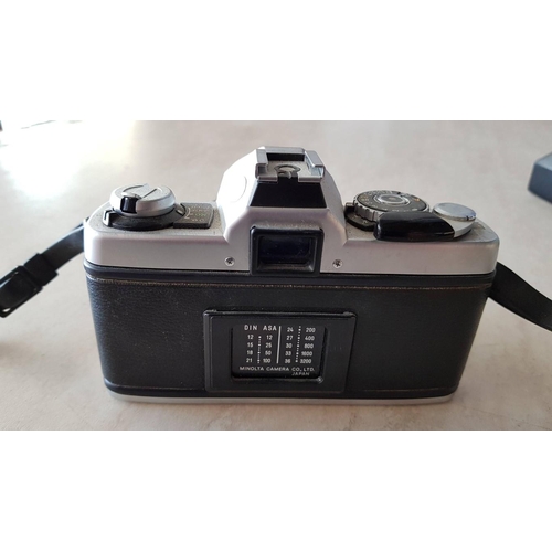 316 - Monilta XG2 35mm Film Camera Together with 'OneStep' Polaroid Land Camera (2)