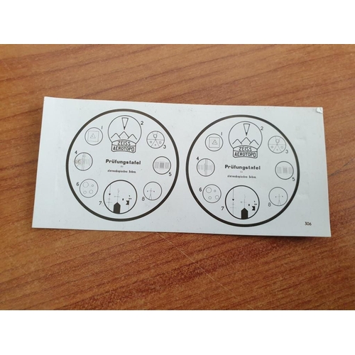 Antique German Zeiss Folding Stereoscopic Vision in Leather Case 