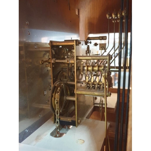 119 - Long Case / Grandfather Clock in Light Wod Case, 3 - Weight Driver Keininger (Germany) Movement (79R... 