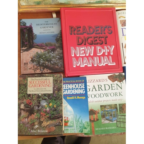 246 - Collection of 6 x Books; Readers Digest DIY Manual, Collins DIY Manual Garden Woodwork, Home Decorat... 