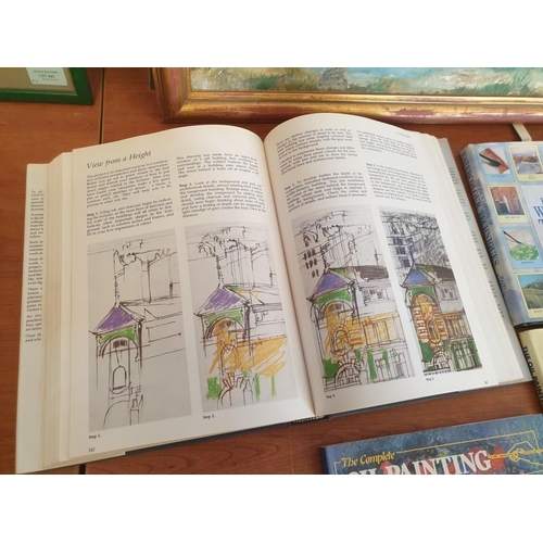 248 - Collection of 7 x Books on Painting with Oil & Water Colours