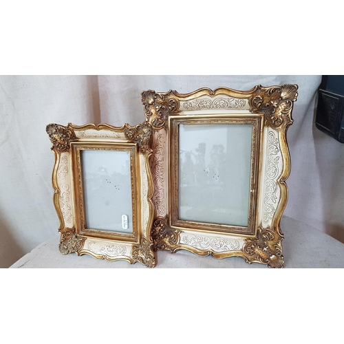 257 - Pair of Vintage Style, Ornate Picture Frames (22cm x 26cm and 18.5cm x 23cm)