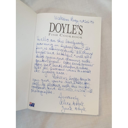 262 - Doyle's Fish Cookbook Signed by Alice & jack Doyle, Vintage Women's Own Cookery Book, Mrs Beetons Ev... 