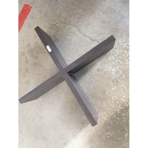 308 - Dark Wood Oval / 3 - Tier Occasional / Side Table, Together with 