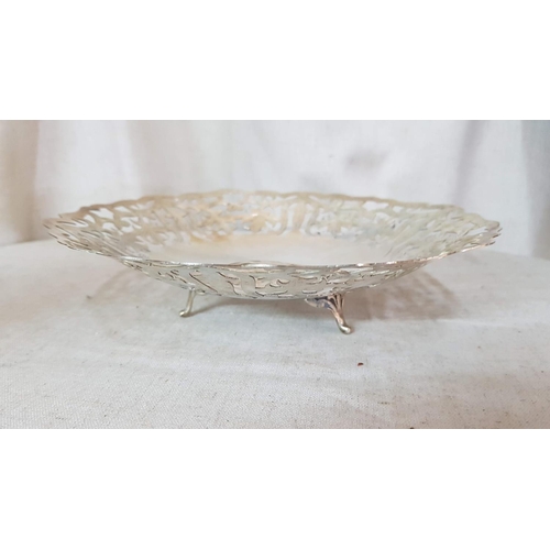 322 - Small Ice Bucket (Olri Italy) Silver Plated (Ø13.5cm x H:13cm) and Small Silver Plated Sweet Dish (Ø... 