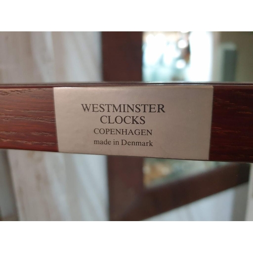 342 - Tempus Fugit Long Case / Grandfather Clock, Dark with Case with 3 - Weight & Pendulum Driven Movemen... 