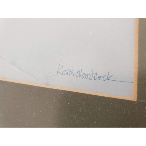 349 - Framed Print of Airplane Titled 