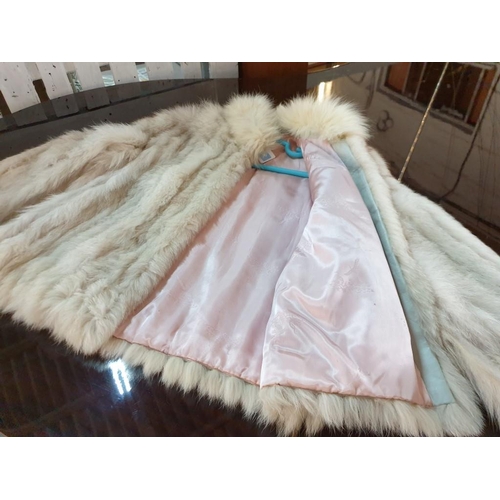 267 - Fur Coat, Silver Fox (?) (Approx Size M/14)