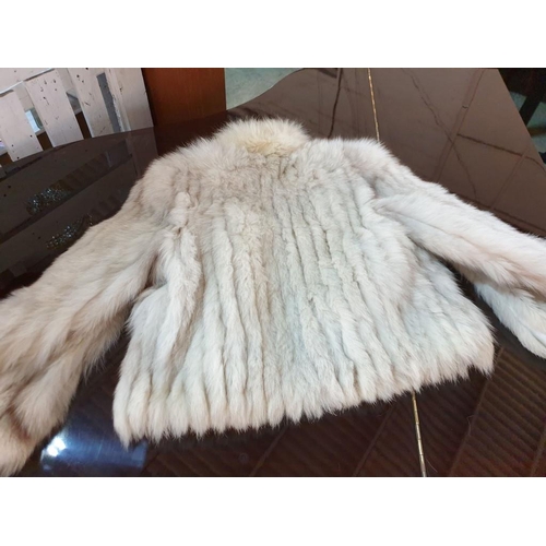 267 - Fur Coat, Silver Fox (?) (Approx Size M/14)
