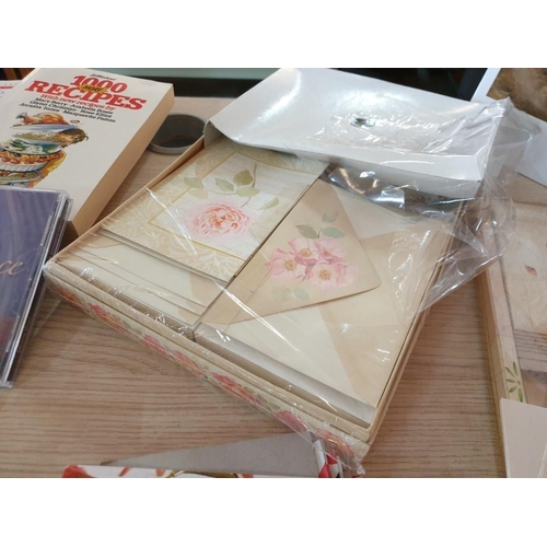 271 - Collection of Greetings Cards, Note Pads, Decorative Note Cards & Envelopes, Acupuncture Kit, 2 x Bo... 