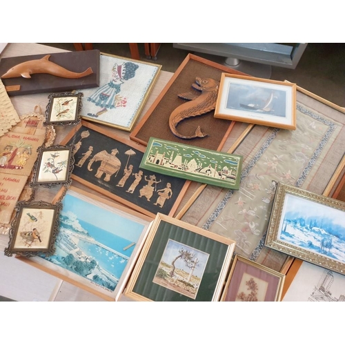 273 - Box with Large Qty of Pictures, Paintings, Wall Art etc