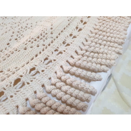 288 - Large Handmade Double Bed cover (Approx. 220cm x 220cm)