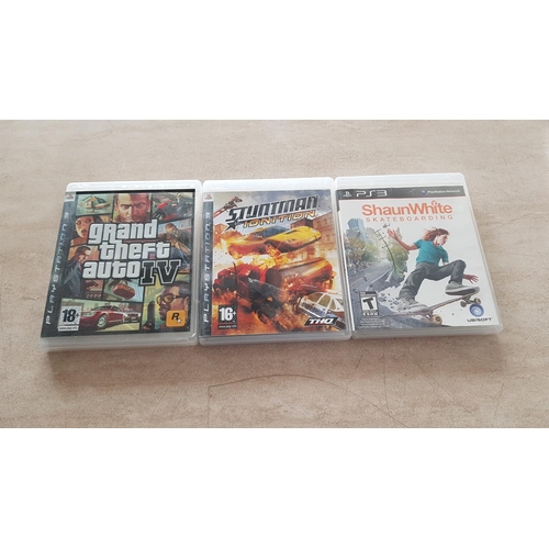 224 - 3 x PS3 Games, 2 x XBox1 Games, PC Game, 2 x Joysticks and Playstation Eye