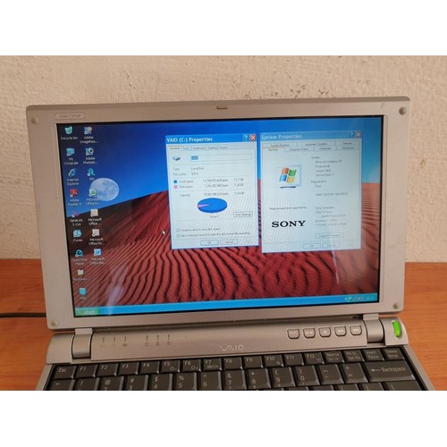 sony vaio laptop windows xp