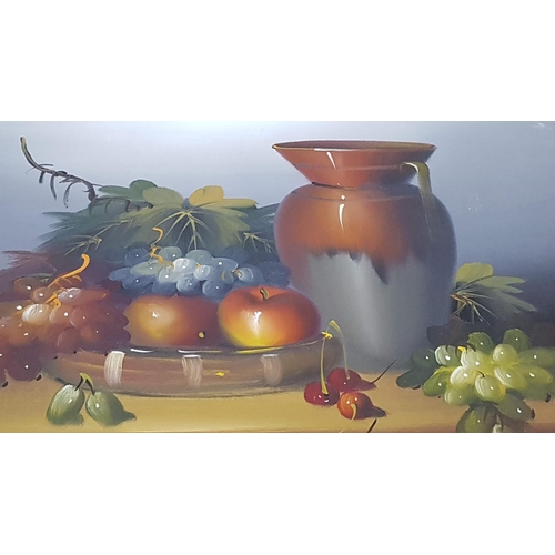 127 - Still Life Oil on Canvas in Gilded Vintage Style Frame, Signed by The Artist (46cm x 36cm)