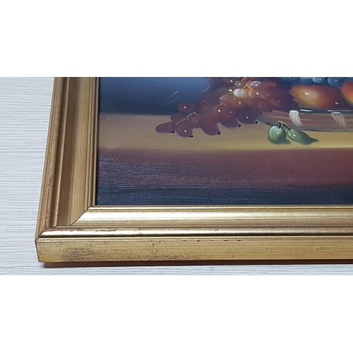 127 - Still Life Oil on Canvas in Gilded Vintage Style Frame, Signed by The Artist (46cm x 36cm)