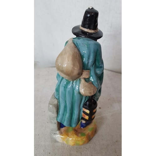 30 - Royal Doulton Miniature Street Vendors Mask Seller HN4934 (H:13.5cm)