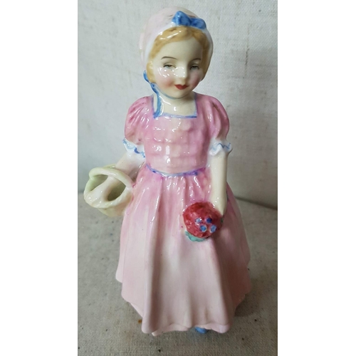 64 - Royal Doulton Mini Porcelain Doll / Figurine (H:10.5cm each) 