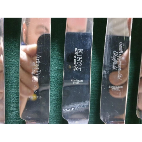 62 - Large Qty of Silver Plated Flatware / Cutlery in the Kings Pattern Mostly Arthur Price of Sheffield ... 