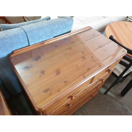 75 - Pine 5 - Drawer Chest of Drawers (87 x 45 x 87cm)