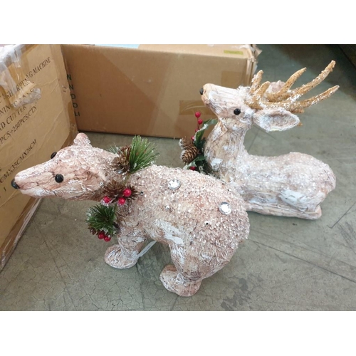 88 - Christmas Tree (150cm) Together with Box of Assorted Decorations, Lights, Ornaments etc