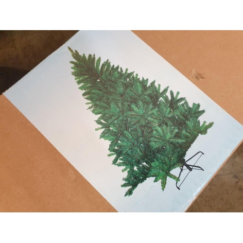 88 - Christmas Tree (150cm) Together with Box of Assorted Decorations, Lights, Ornaments etc