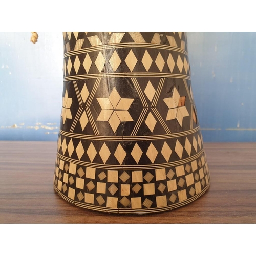 95 - Handmade African Drum (H:42cm)